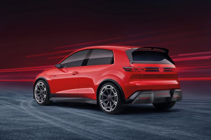 Elektrischer Antrieb: VWs ID. GTI Concept gibt einen Ausblick auf die zukünftige Richtung des dynamischen Kompakt-Sportwagens.Foto: Adobe Stock