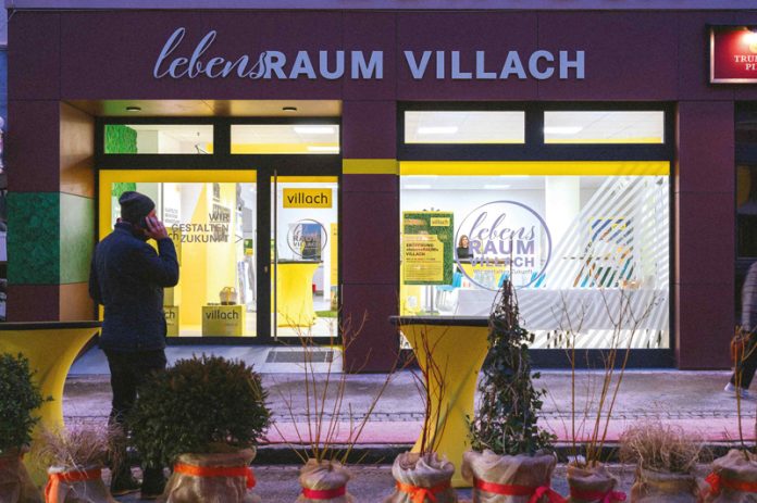 „lebensRAUM Villach“: Platz für Ideen in der neuen Denkwertstatt in der Postgasse 6. Fotos: Stadt Villach/Karin Wernig