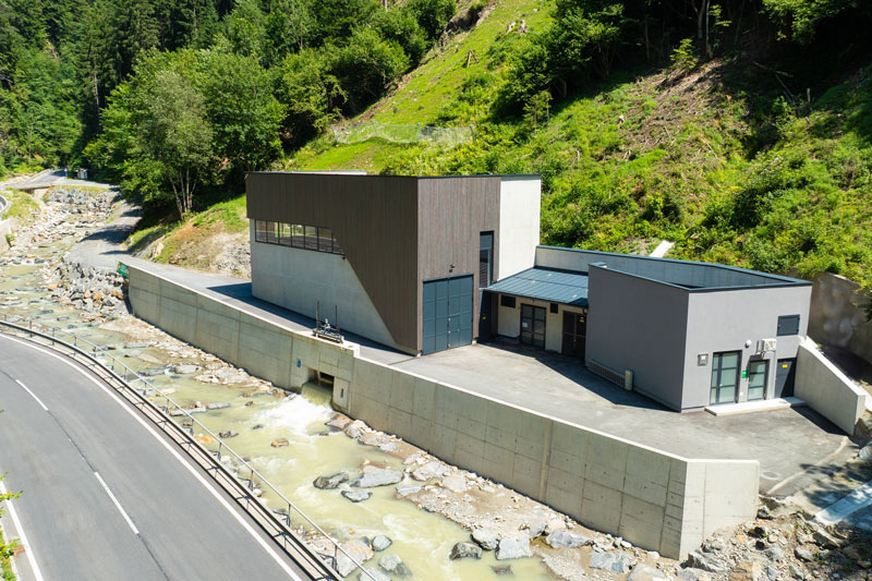 Das neue Kraftwerk mit neuem Schaltwerk sichert die Stromversorgung noch effizienter.Fotos: Kelag