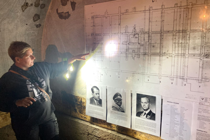 Eine Stadt unter der Stadt: Geschichtsinteressierte wandeln in Maribor auf den Spuren von Hitlers geheimer Rüstungsindustrie.Foto: vif