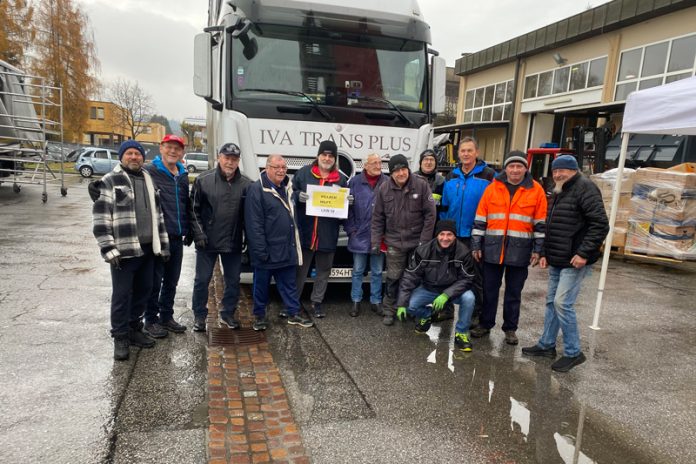 Noch vor Weihnachten konnte der mittlerweile 40. Hilfstransport seit Kriegsbeginn abgewickelt werden. Von den Empfängerinnen und Empfängern der Waren strömt unendlicher Dank nach Villach. Alle Fotos: Ukraine-Hilfe Villach