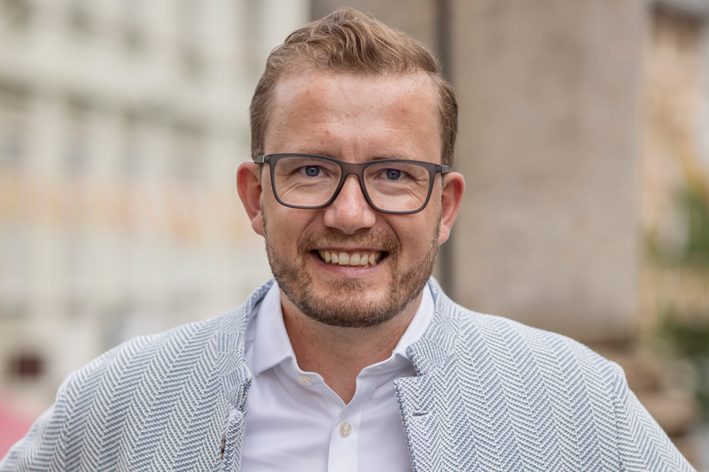 Geschäftsführer 
Stadtmarketing Villach, 
Pierre Bechler 