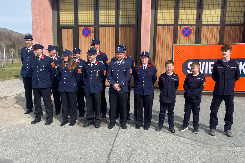 Feierlicher Spatenstich für die Erneuerung und Erweiterung des Stützpunkt-1-Objektes für den Abschnitt Dreiländereck. FotosPlanskizze: Marktgemeinde Arnoldstein/vif